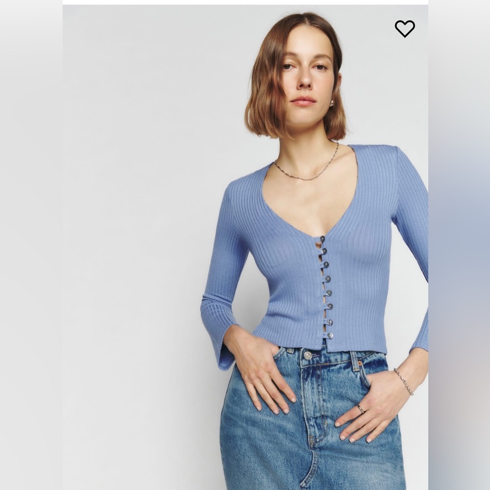 Reformation Gellar knit top- XS, excellent condition